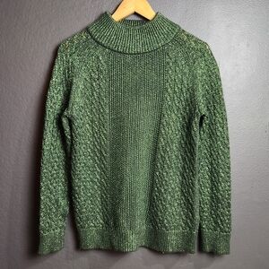 H&M Forest Green Turtleneck Sweater